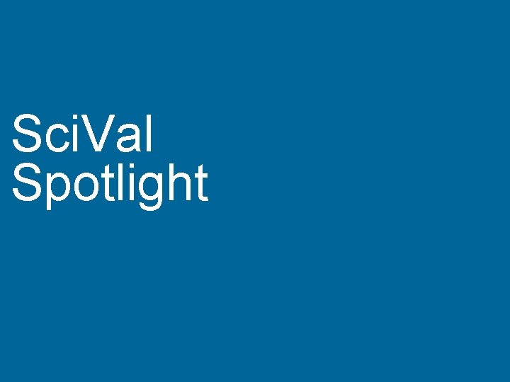 15 Sci. Val Spotlight 