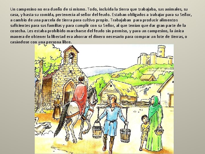 Un campesino no era dueño de sí mismo. Todo, incluida la tierra que trabajaba, Un campesino no era dueño de sí mismo. Todo, incluida la tierra que trabajaba,