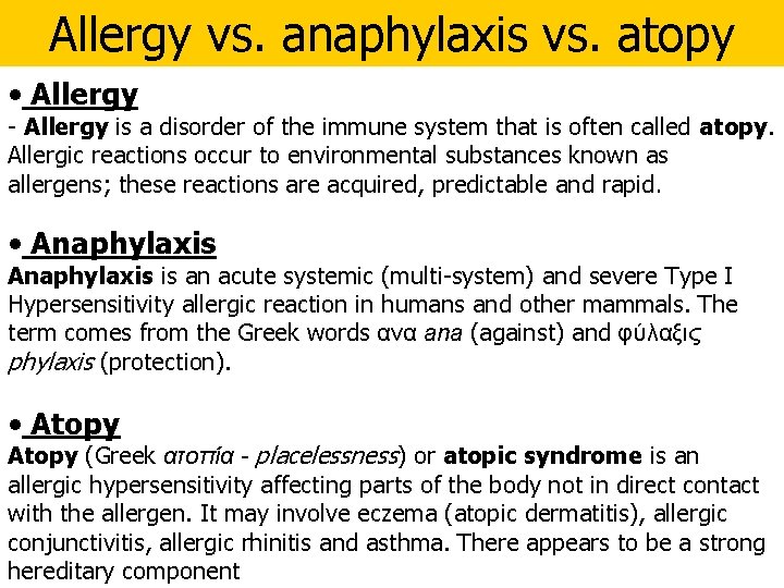 Experimental induced anaphylactic response in lab animal Part