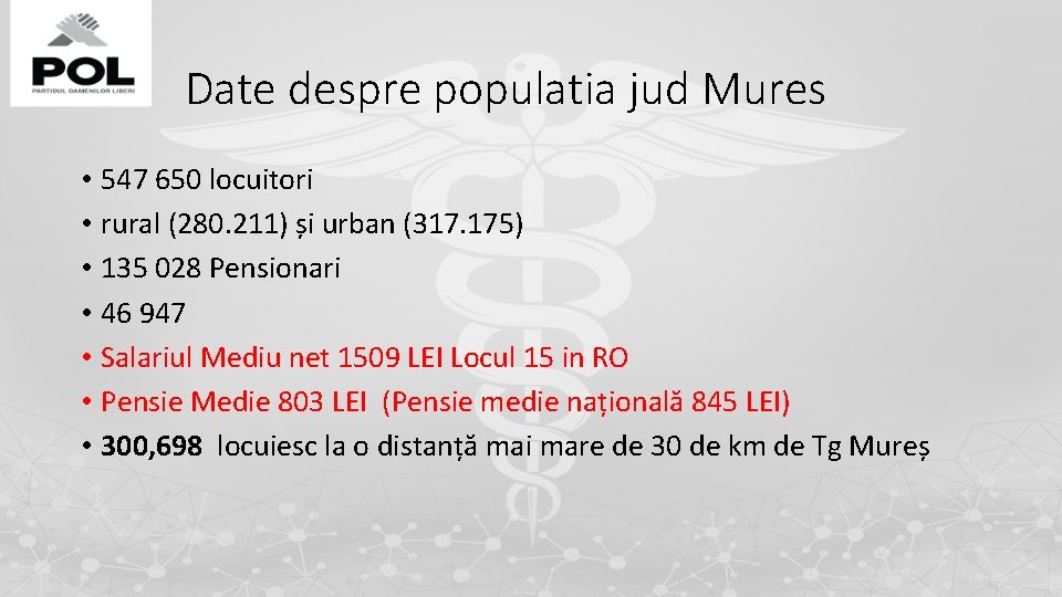Date despre populatia jud Mures • 547 650 locuitori • rural (280. 211) și Date despre populatia jud Mures • 547 650 locuitori • rural (280. 211) și