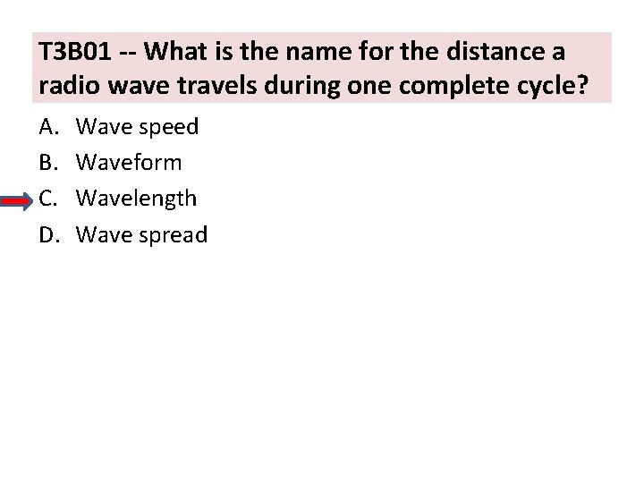 T 3 B 01 -- What is the name for the distance a radio