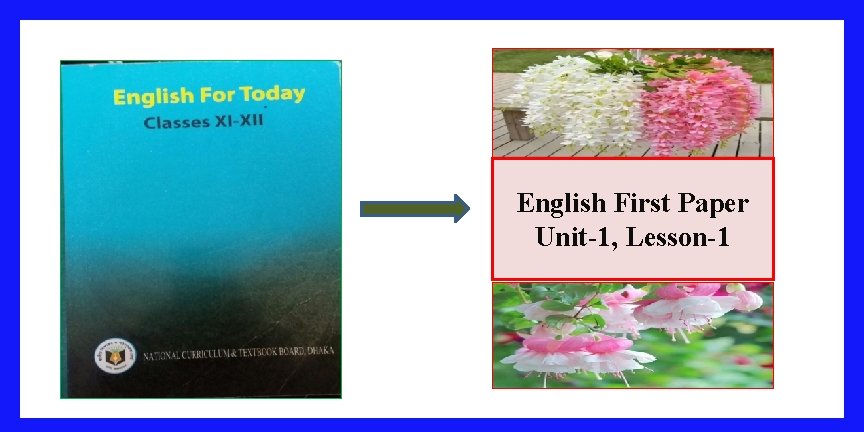 English First Paper Unit-1, Lesson-1 