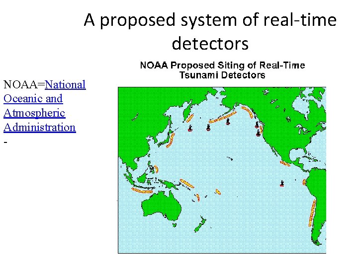 A proposed system of real-time detectors NOAA=National Oceanic and Atmospheric Administration - 