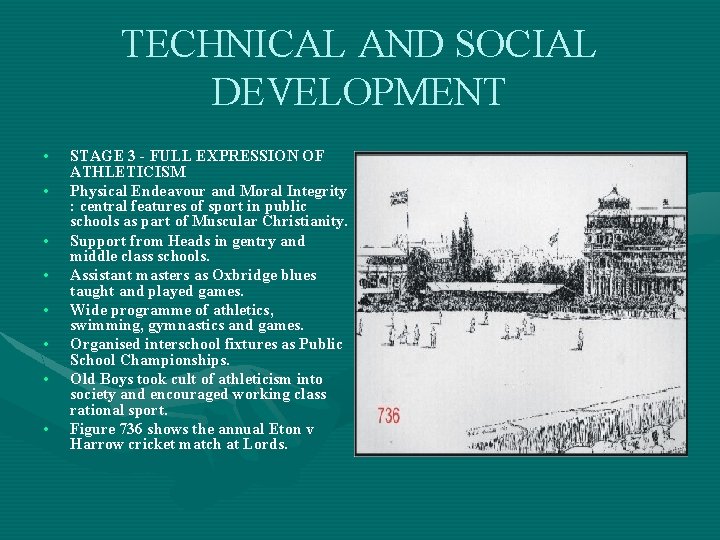 TECHNICAL AND SOCIAL DEVELOPMENT • • STAGE 3 - FULL EXPRESSION OF ATHLETICISM Physical