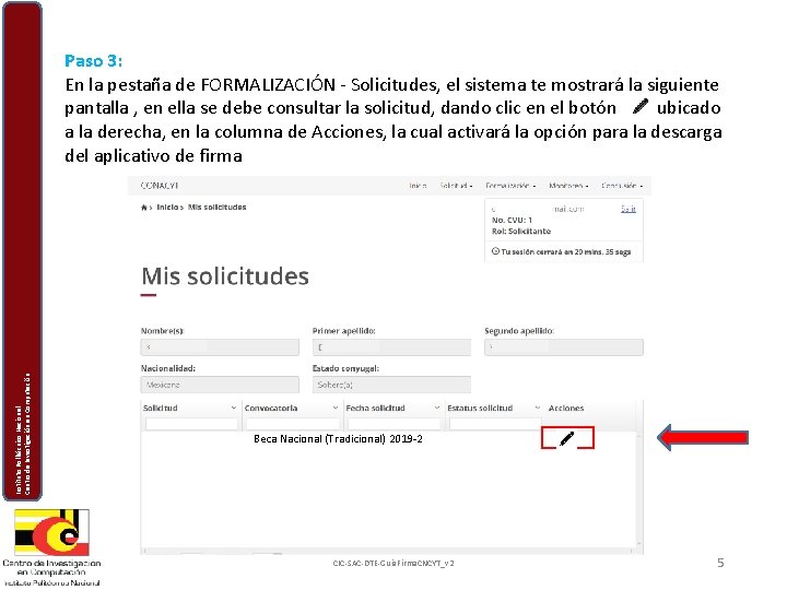 Instituto Politécnico Nacional Centro de Investigación en Computación Paso 3: En la pestaña de