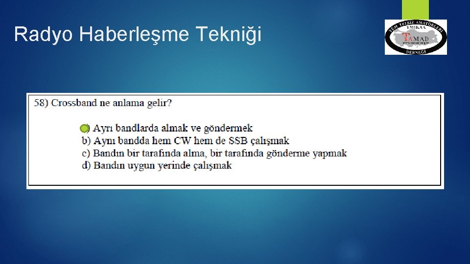 Radyo Haberleşme Tekniği 