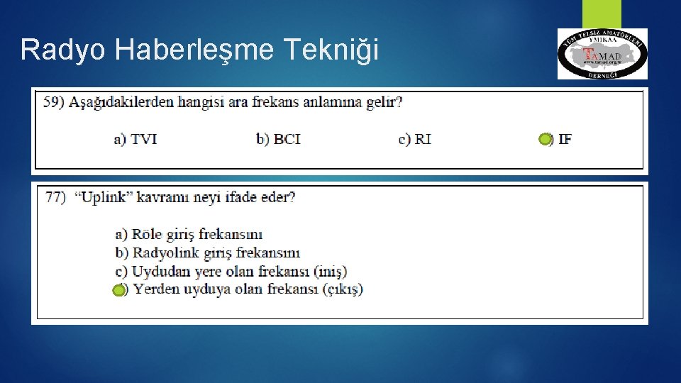 Radyo Haberleşme Tekniği 