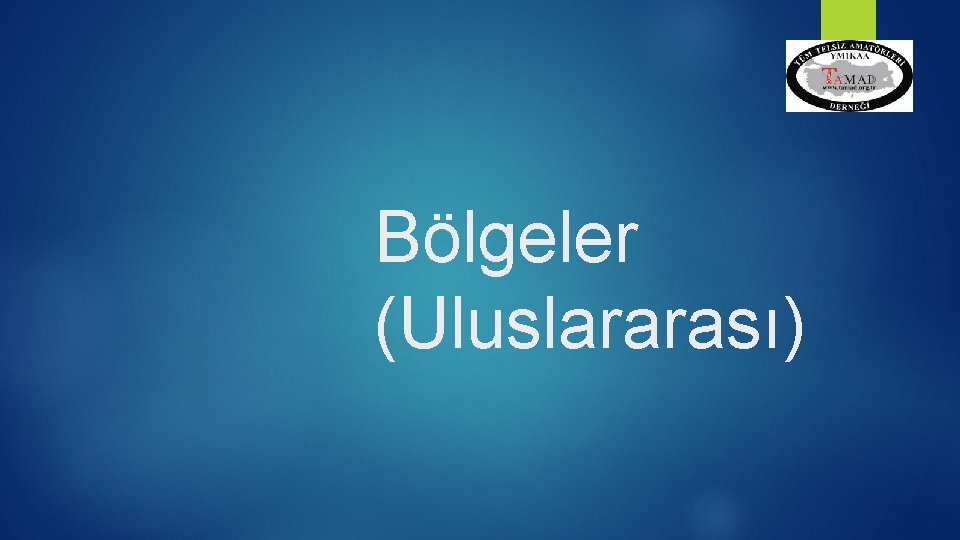 Bölgeler (Uluslararası) 