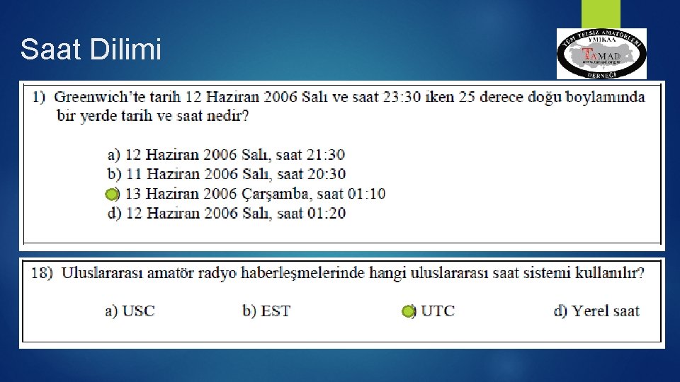 Saat Dilimi 