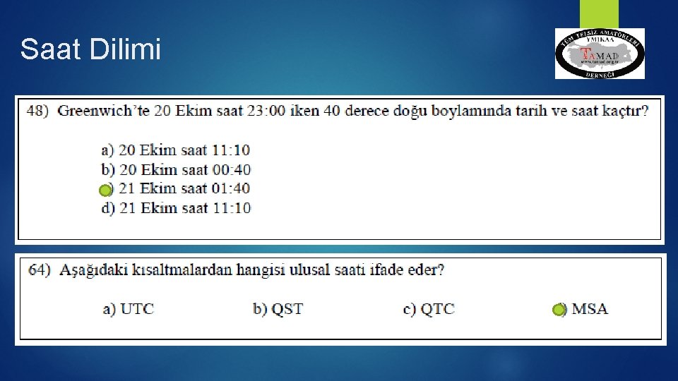 Saat Dilimi 