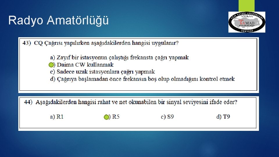 Radyo Amatörlüğü 