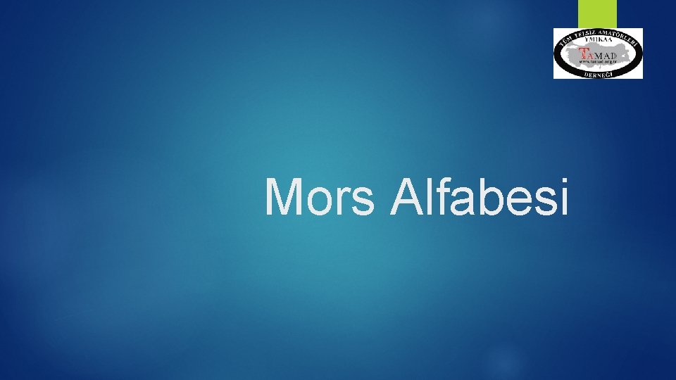 Mors Alfabesi 