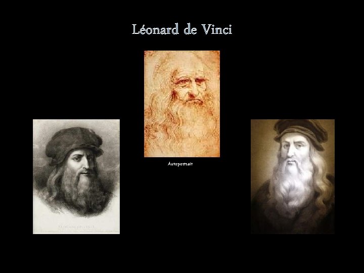 Léonard de Vinci Autoportrait 