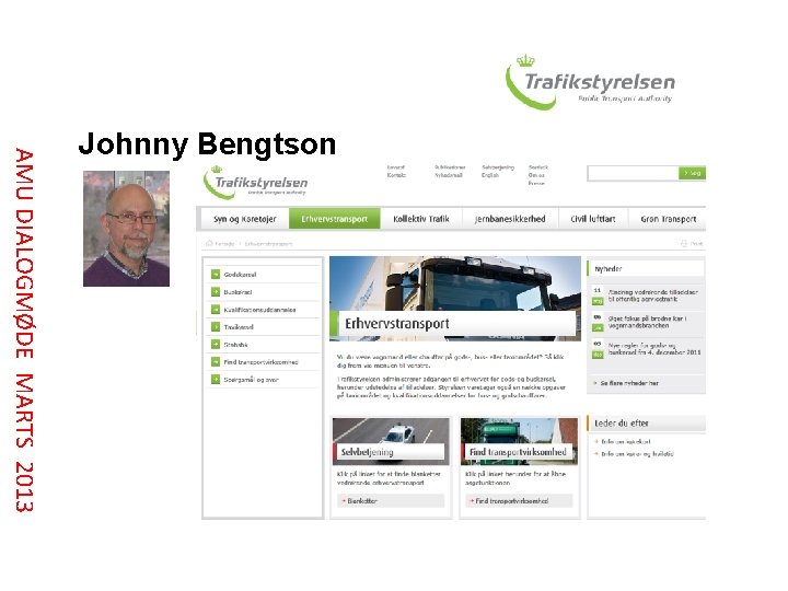 AMU DIALOGMØDE MARTS 2013 Johnny Bengtson 