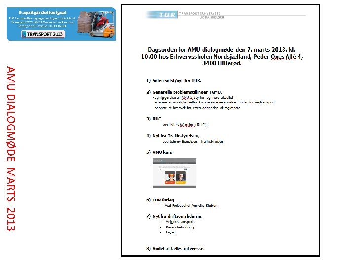 AMU DIALOGMØDE MARTS 2013 