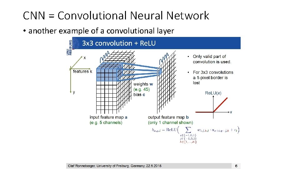 CNN = Convolutional Neural Network • another example of a convolutional layer 