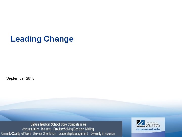 Leading Change September 2018 