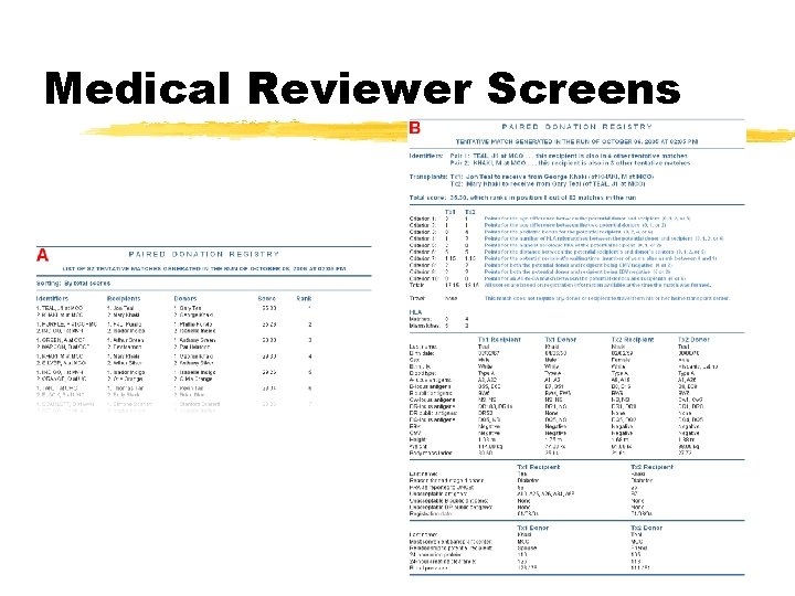 Medical Reviewer Screens 