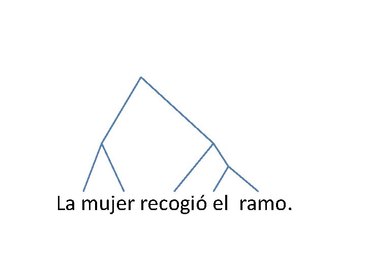 La mujer recogió el ramo. La mujer recogió el ramo.