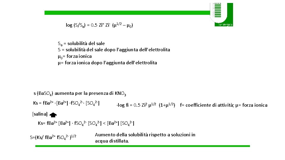 log (S/So) = 0. 5 Zi+ Zi- (µ 1/2 – µ 0) So =