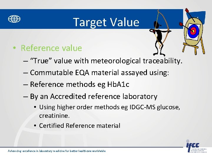 Target Value • Reference value – “True” value with meteorological traceability. – Commutable EQA