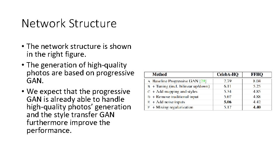 Network Structure • The network structure is shown in the right figure. • The