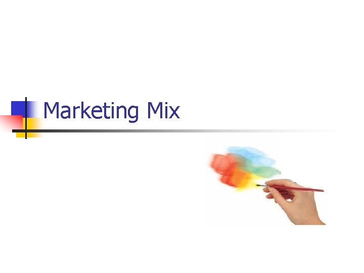 Marketing Mix 