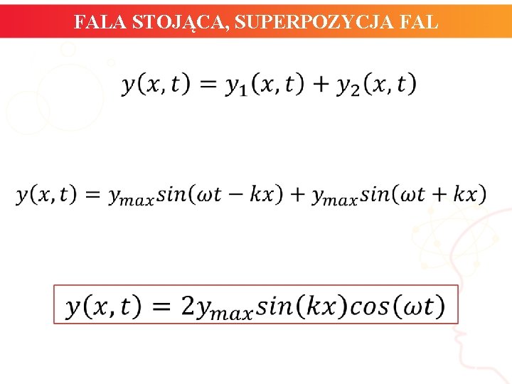 FALA STOJĄCA, SUPERPOZYCJA FAL informatyka + 7 