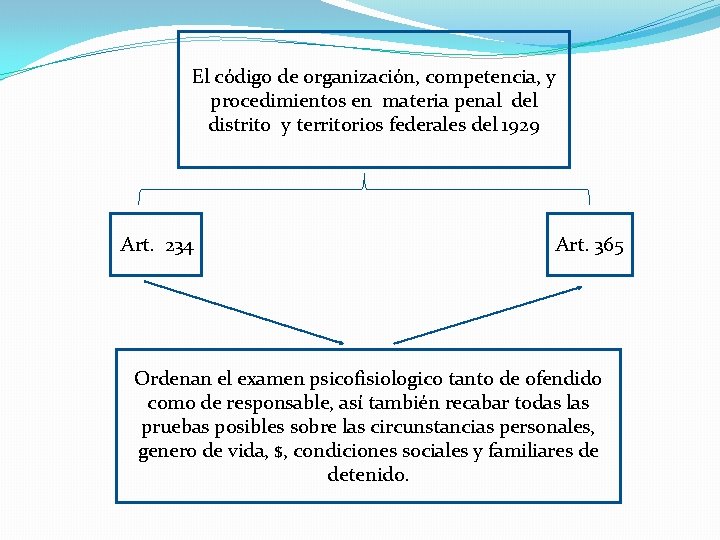 El código de organización, competencia, y procedimientos en materia penal del distrito y territorios