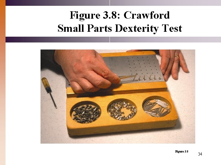 Figure 3. 8: Crawford Small Parts Dexterity Test Figure 3. 8 34 
