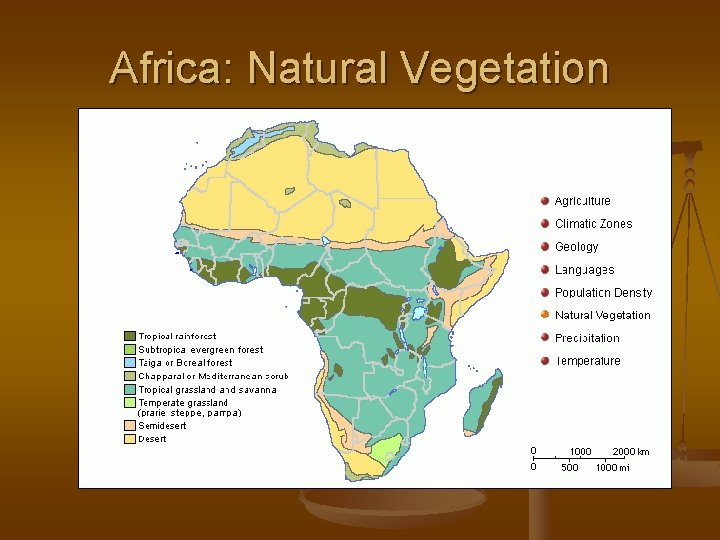 Africa: Natural Vegetation 