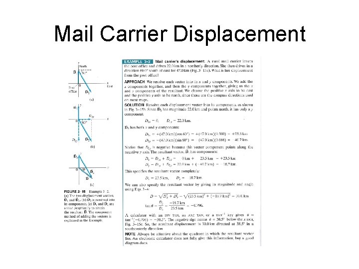 Mail Carrier Displacement 