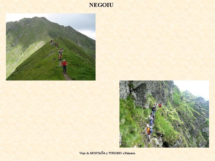NEGOIU Viaje de MONTAÑA y TURISMO a Rumania 