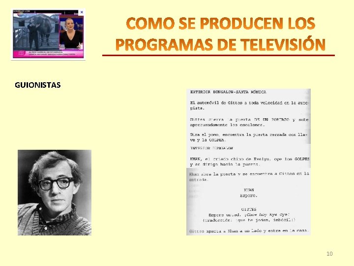 GUIONISTAS 10 GUIONISTAS 10