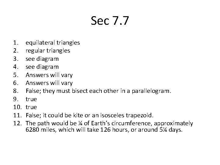 Sec 7. 7 1. 2. 3. 4. 5. 6. 8. 9. 10. 11. 12.