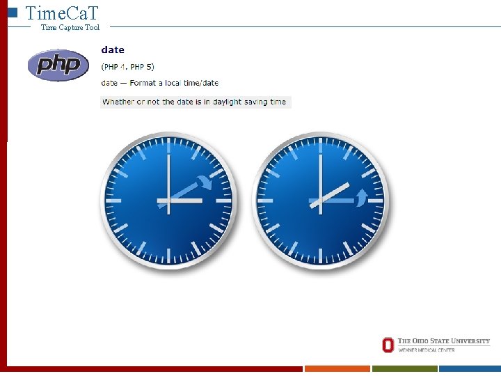 Time. Ca. T Time Capture Tool 