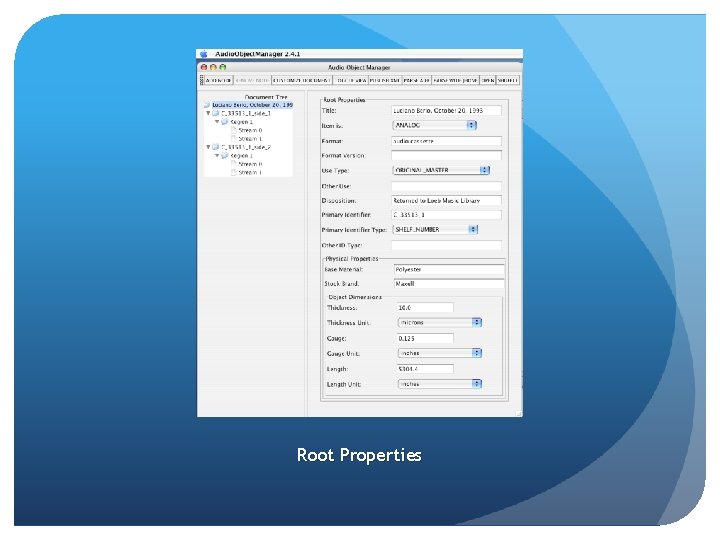 Root Properties Root Properties