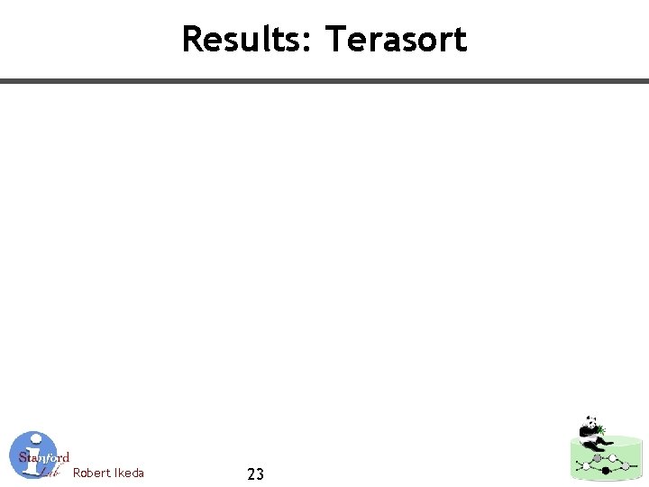 Results: Terasort Robert Ikeda 23 