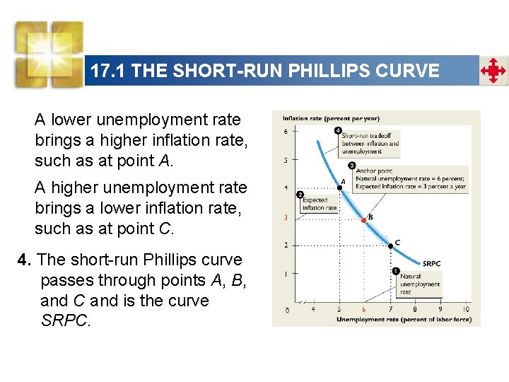 17. 1 THE SHORT-RUN PHILLIPS CURVE A lower unemployment rate brings a higher inflation