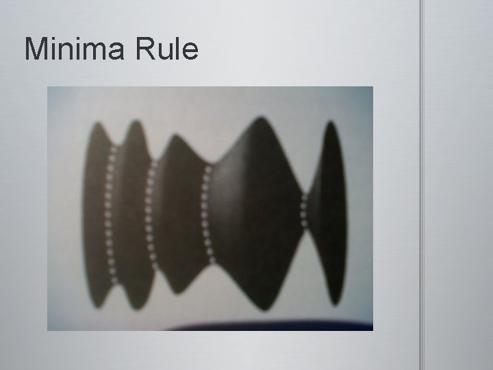 Minima Rule Minima Rule