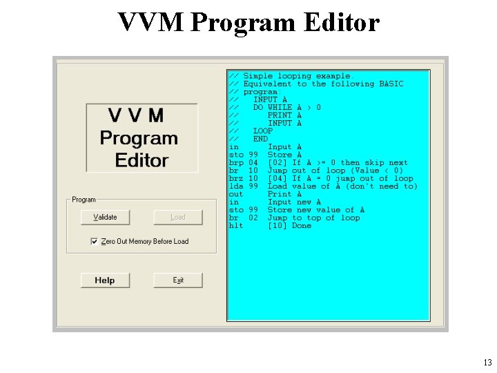 VVM Program Editor 13 