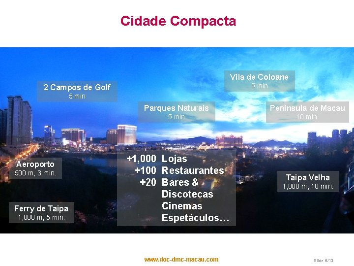 Cidade Compacta Vila de Coloane 5 min 2 Campos de Golf 5 min Aeroporto Cidade Compacta Vila de Coloane 5 min 2 Campos de Golf 5 min Aeroporto
