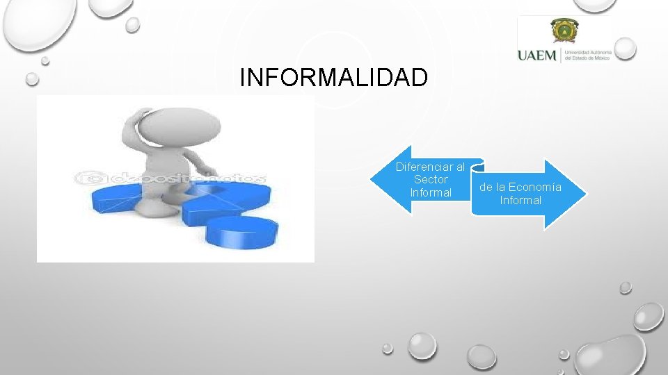 INFORMALIDAD Diferenciar al Sector de la Economía Informal 