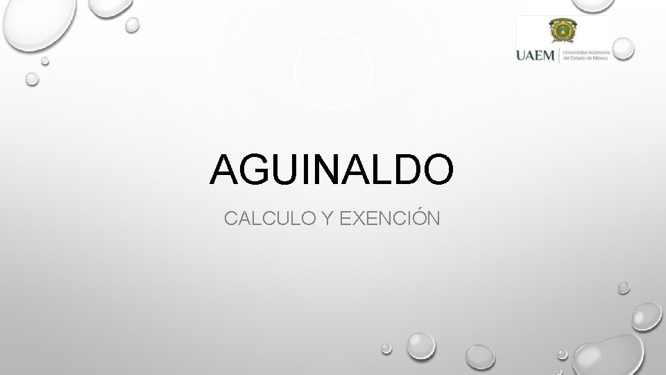 AGUINALDO CALCULO Y EXENCIÓN 