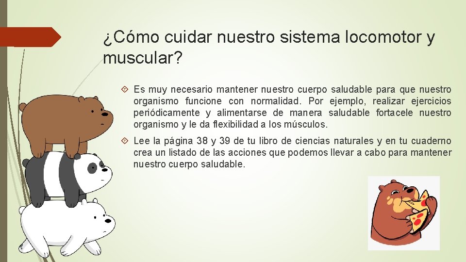 ¿Cómo cuidar nuestro sistema locomotor y muscular? Es muy necesario mantener nuestro cuerpo saludable