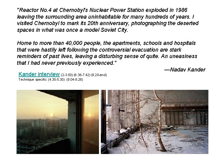 "Reactor No. 4 at Chernobyl's Nuclear Power Station exploded in 1986 leaving the surrounding "Reactor No. 4 at Chernobyl's Nuclear Power Station exploded in 1986 leaving the surrounding