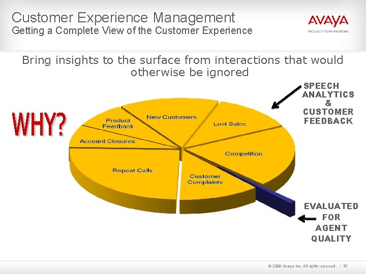 Customer Experience Management Getting a Complete View of the Customer Experience Bring insights to