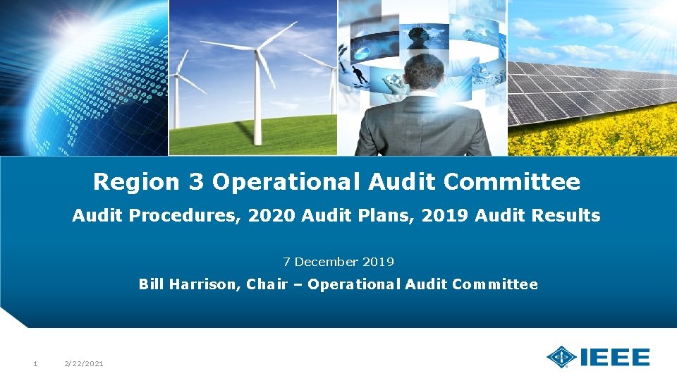 Region 3 Operational Audit Committee Audit Procedures, 2020 Audit Plans, 2019 Audit Results 7