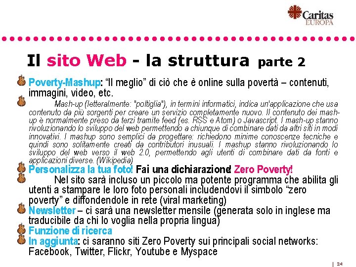 Il sito Web - la struttura parte 2 Poverty-Mashup: “Il meglio” di ciò che