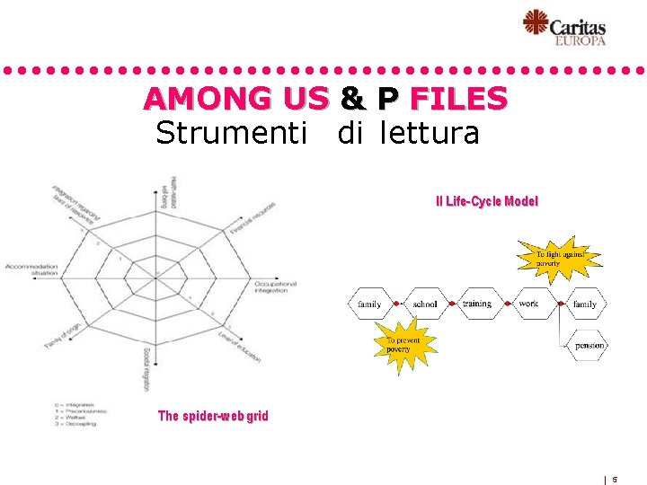 AMONG US & P FILES Strumenti di lettura Il Life-Cycle Model The spider-web grid